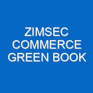  zimsec commerce green book